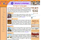 Desktop Screenshot of indiansaga.com